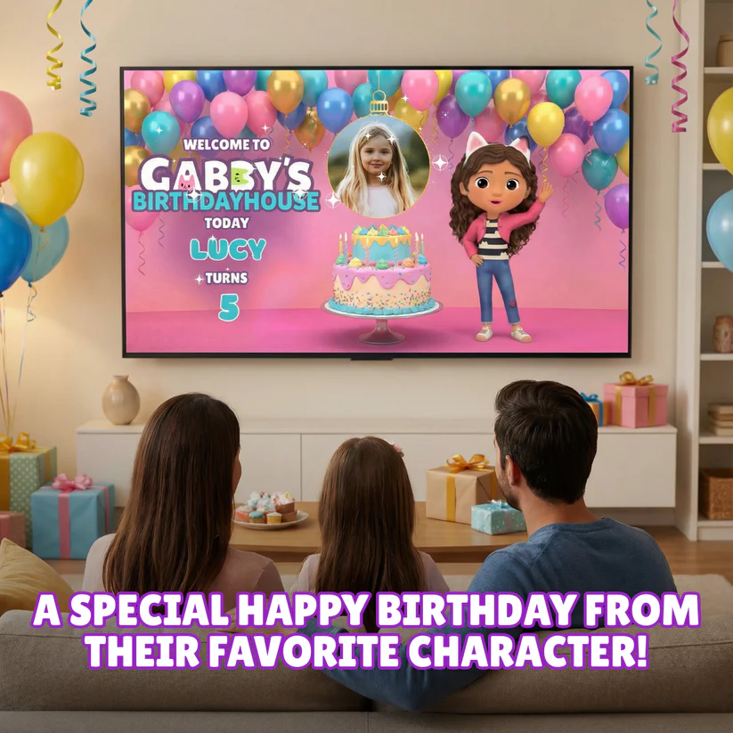 Gabby’s Dollhouse Personalized Birthday Video