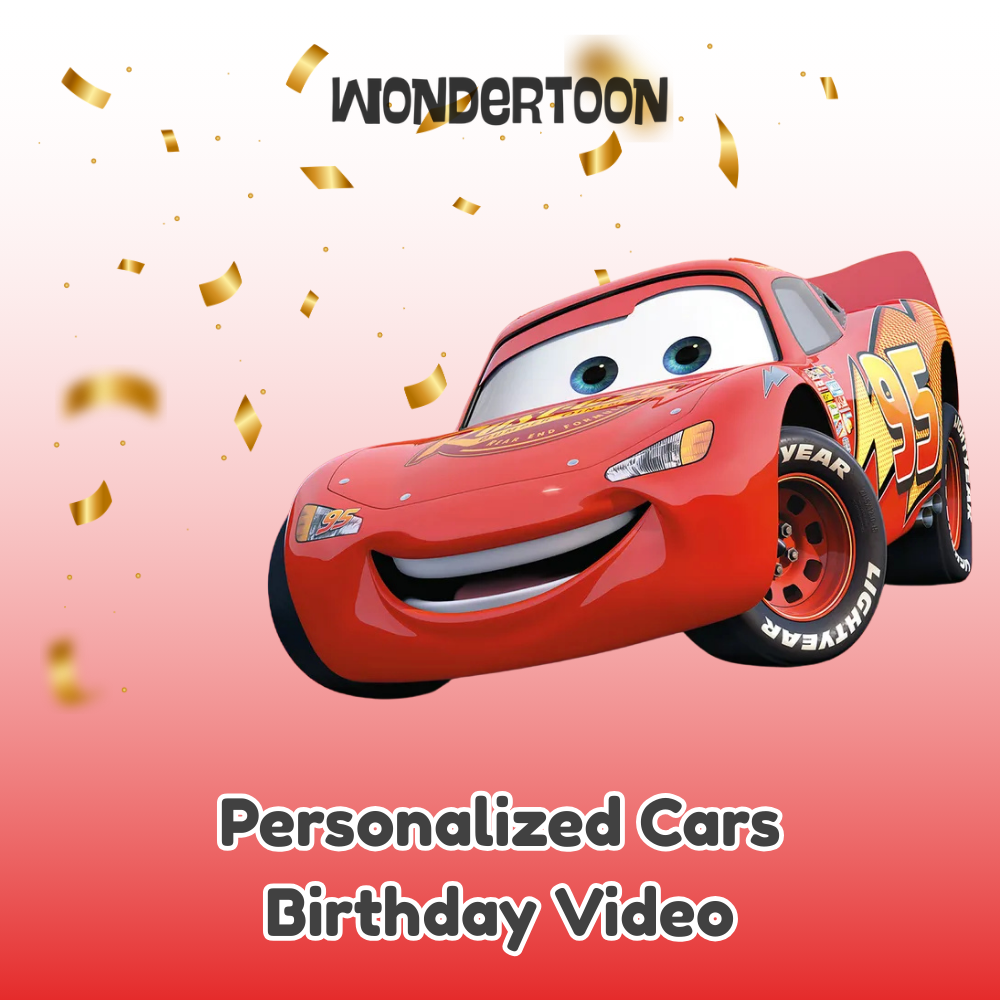 Personalized Happy Birthday Video (Cars)