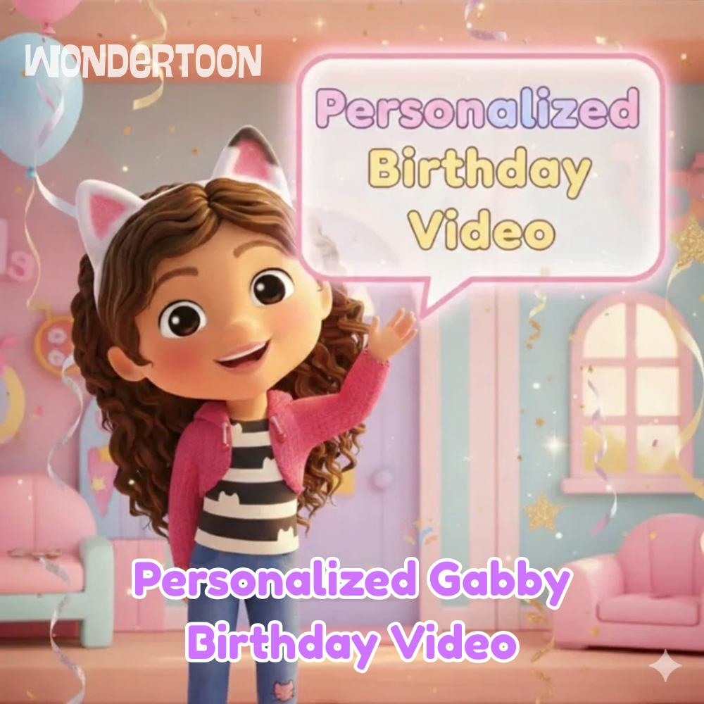 Gabby’s Dollhouse Personalized Birthday Video