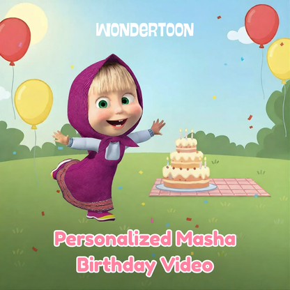Personalized Masha Birthday Video