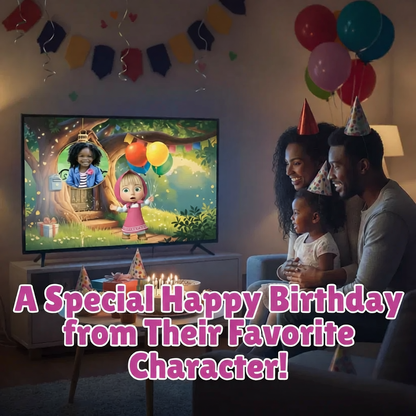 Personalized Masha Birthday Video