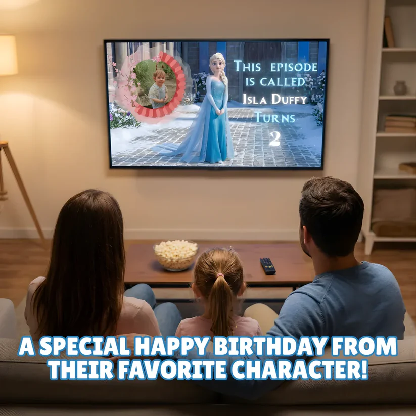 Personalized Elsa Birthday Video