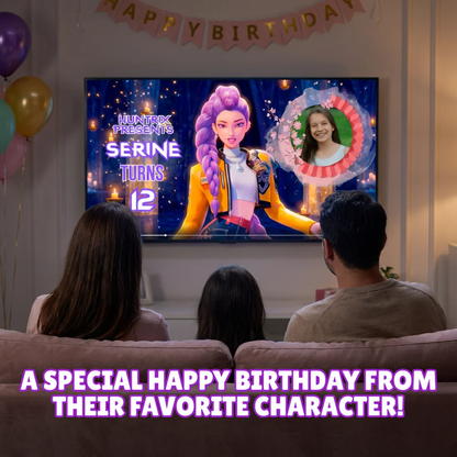 Personalized K-pop Birthday Video